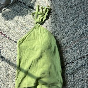 Halter crop tank brightside madewell